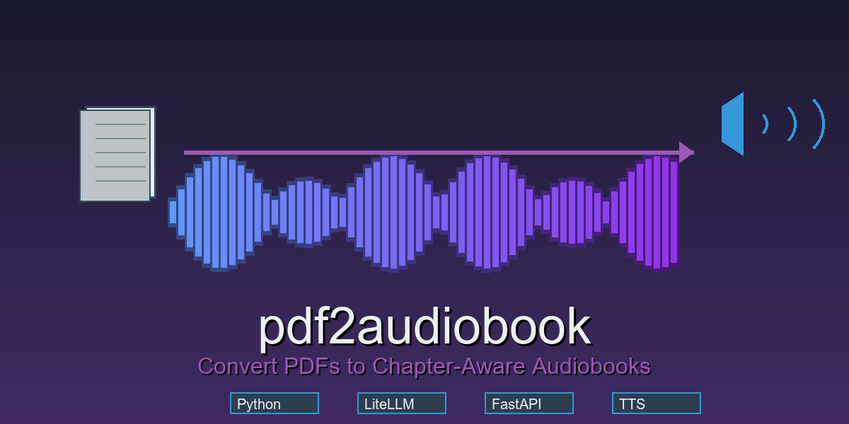 pdf2audiobook Banner